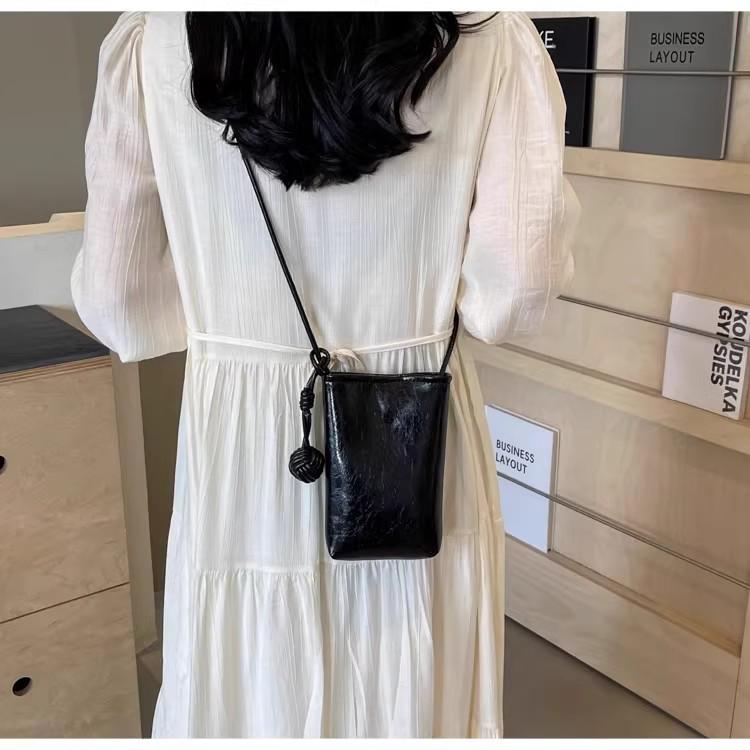 Bolsa Transversal Estilosa para Celular Feminina, Porta-Chaves Mini de Verão 2025 e Bolsa de Ombro Único