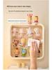 Large Capacity Transparent Wall-Mounted Figurine Display Rack with Dustproof Storage
