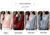 Women's Fine Wool Faux Two-Piece Knit Cardigan with Lapel Collar, Long Sleeves, and Inner Base Layer.