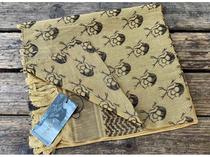 Military Camouflage Tassel Scarf - Outdoor Arab Shawl, Headscarf for Spring & Summer