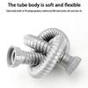 Universal Double Head Kitchen Sink Drain Hose (Extension) - Stretchable Flexible Pipe For Double Bowl