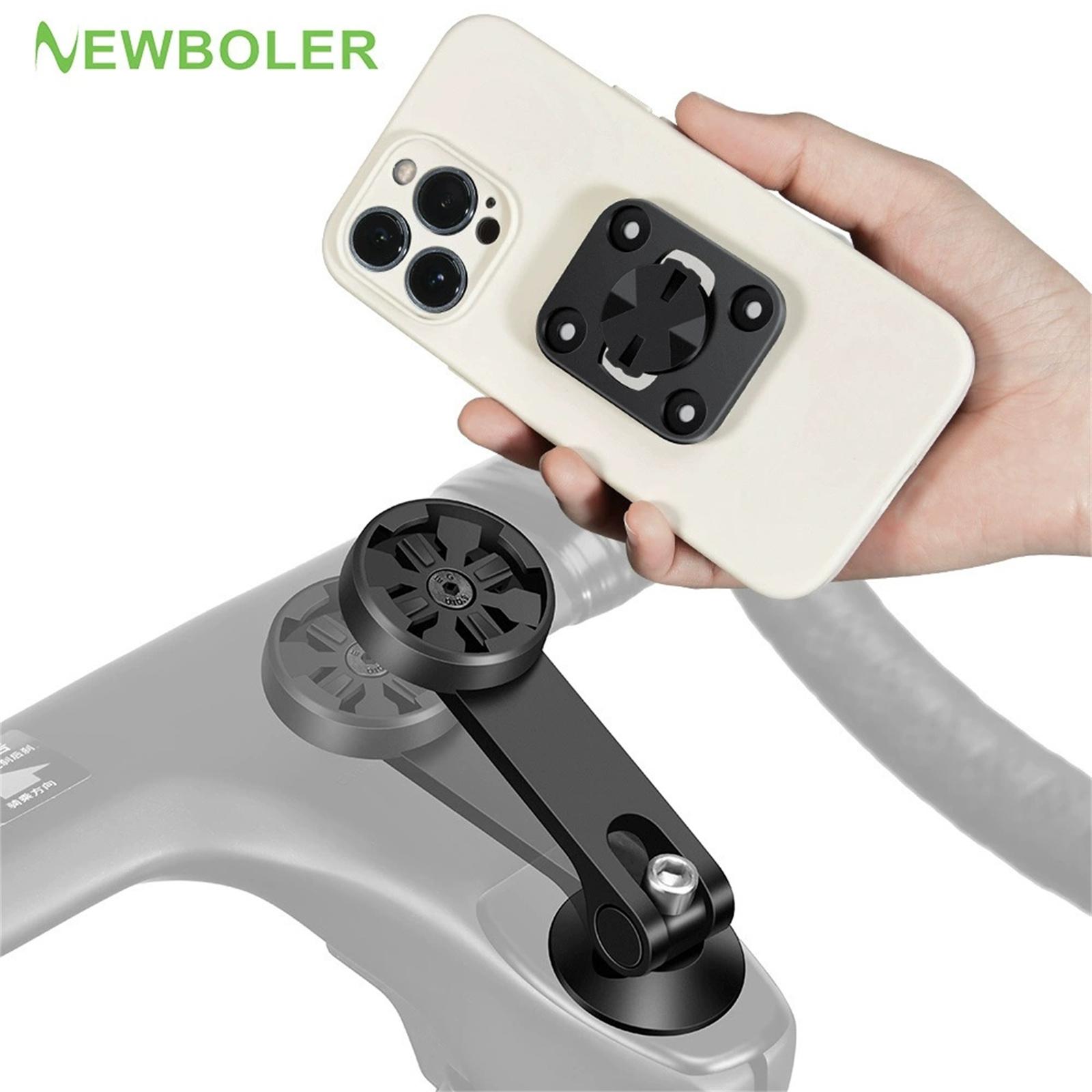 

Adjustable Cycling Phone Holder – Aluminum Alloy - Mobile Stand for Navigation & Bike Riding One Size чёрный