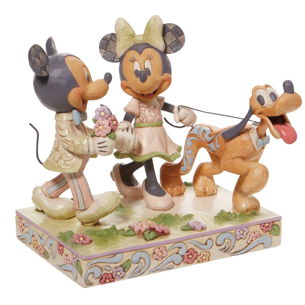 Mickey Minnie White Woodland [Disney Traditions] &