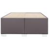Bed Frame without Mattress Gray 120 x 190 cm Faux Leather
