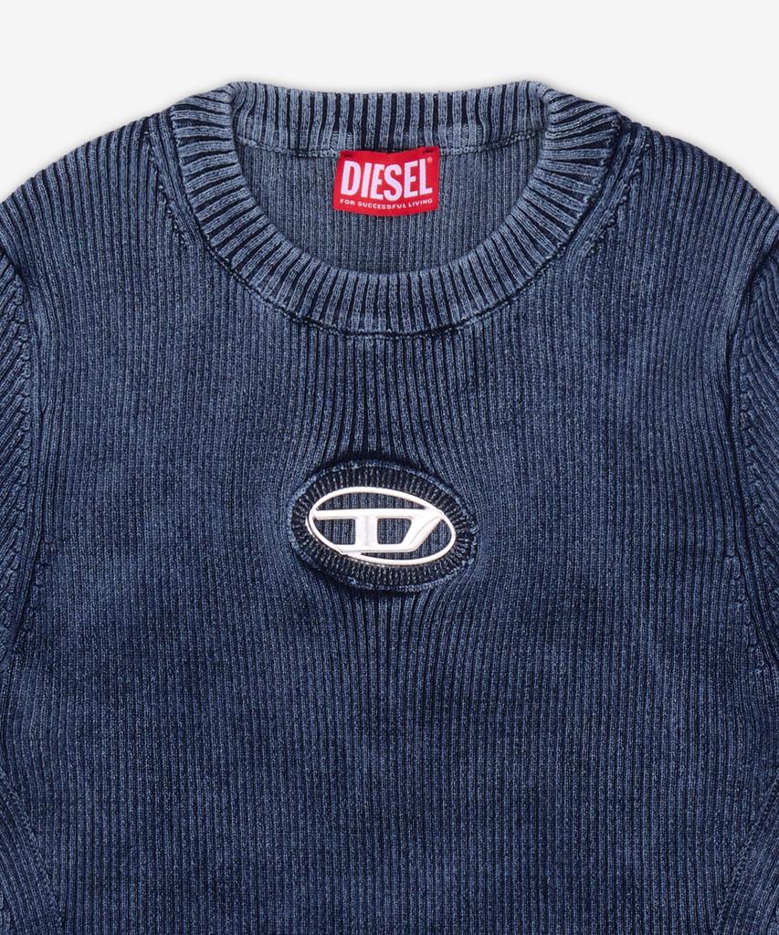 DIESEL M-Encore Ss Short Sleeve Knit - Peacoat Blue / A162490Anah8At