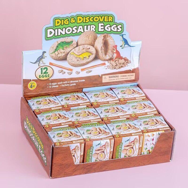 3C Certified Dinosaur Egg Fossil Excavation Toy for Kids - Educational Prize & Gift for Kindergarten & Primary School