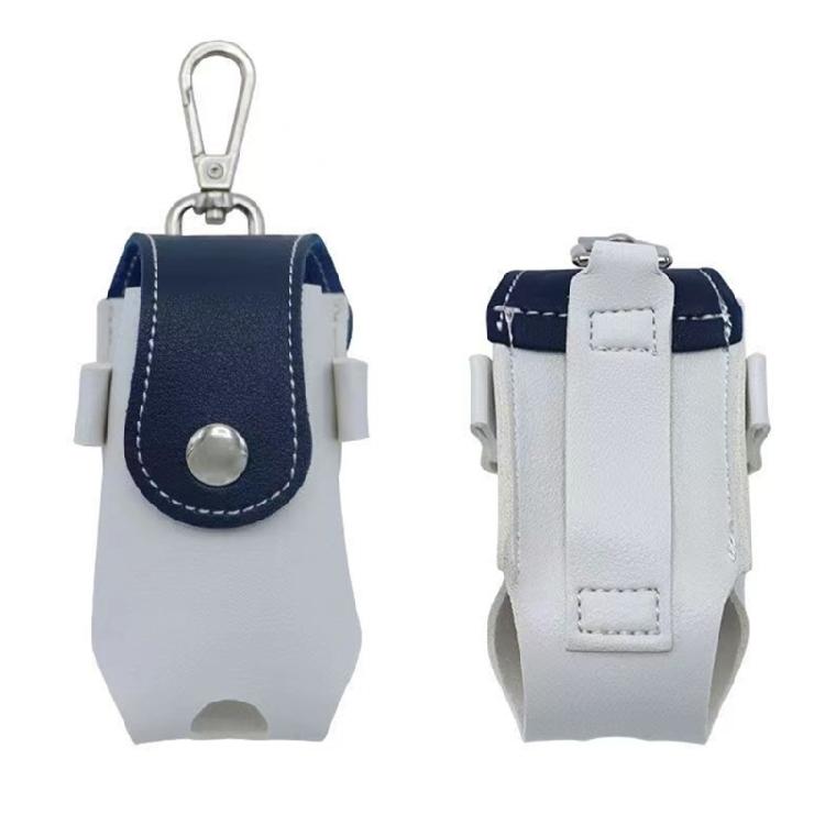 PU Leather Golf Ball Pouches With Keychain Hook Waterproof Golf Ball Organiser Bag for Small Accessories Management