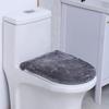 Solid Color Toilet Lid Cover Warm Toilet Dust Cover Wear Resistant Toilet Seat Cover  Home Bathroom