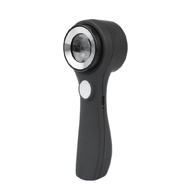 Eye Loupe 60X Magnifying Glass with LED/UV Light Rechargeable Magnifying Lens