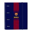 4-ring Binder - Safta - F.C.. Barcelona 1st Team 25/26 - 35 Cm - 100 Sheets A4 - 27x3.5x32 Cm - Blue/Maroon