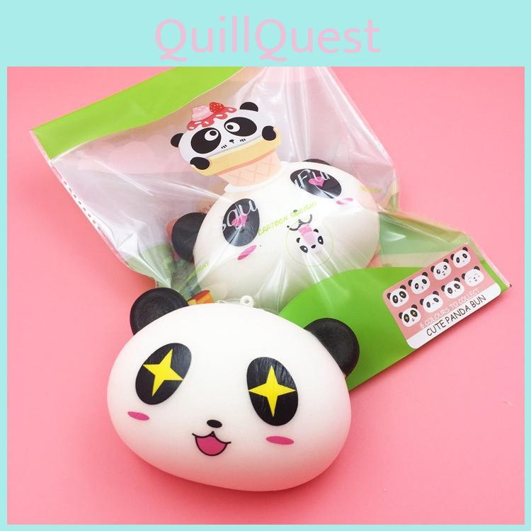 Joli Jouet Panda Squishy Pour Soulager le Stress et la Décoration