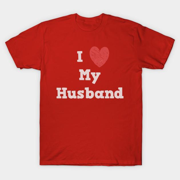 

Unisex Fashion TShirt I Love My Husband Print TShirt Plus Size S-5XL T-Shirt 100%Cotton Tops O Neck Short Sleeve Tees XXL червоний