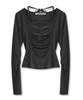 AVANDRESS Weds Shirring Halter Tee_4Col