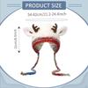 Christmas Deer Storage Hat for Adults,Reindeer Beanie