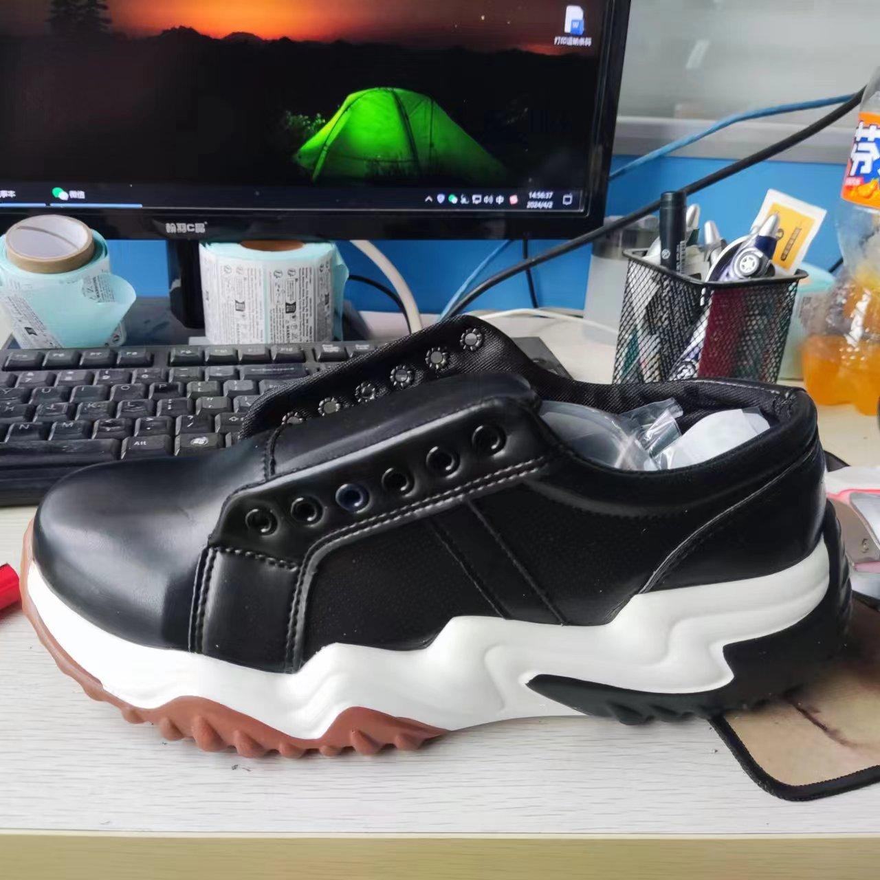 

Sneskers Женская повседневная обувь на платформе Модная дышащая сетчатая обувь на плоской подошве Кроссовки Женская вулканизированная обувь Обувь 40 чёрный