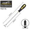 Conjunto de Chaves de Fenda Magnéticas de Grau Industrial - Phillips e Fenda