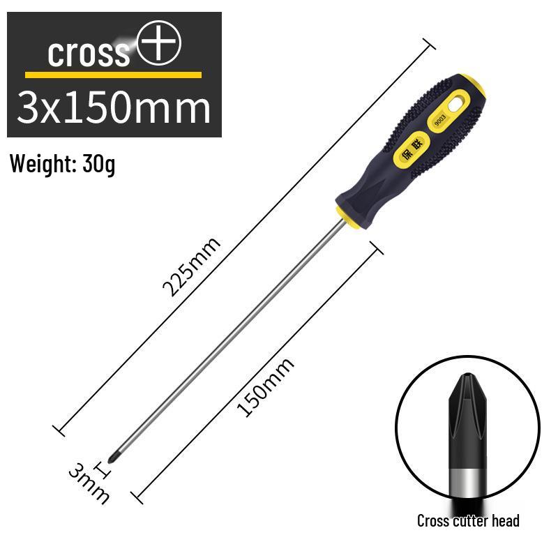Conjunto de Chaves de Fenda Magnéticas de Grau Industrial - Phillips e Fenda