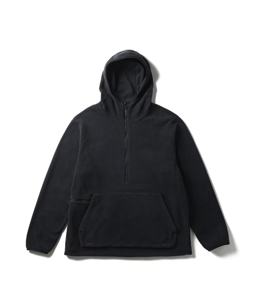 Snow Peak Fleece Hoodie Size M Water-Repellent JK-25AU021, Men's/Women's, Black,