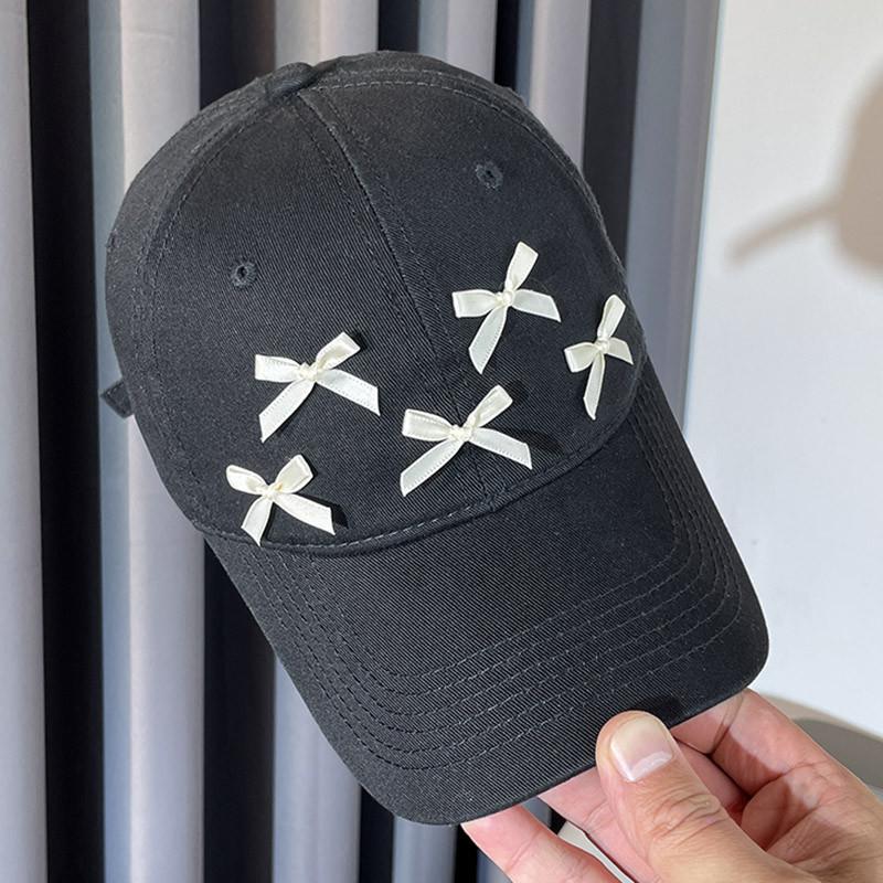 

Duck Childrens Hat Street Bow Sweet And Cute Sun Shield Baseball Fashion Cap чорний