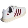 Adidas Originals NY 90 Stripes Leather Casual Slip Resistant Durable Low Top Skate Shoes Unisex Sneakers White Red HQ4271