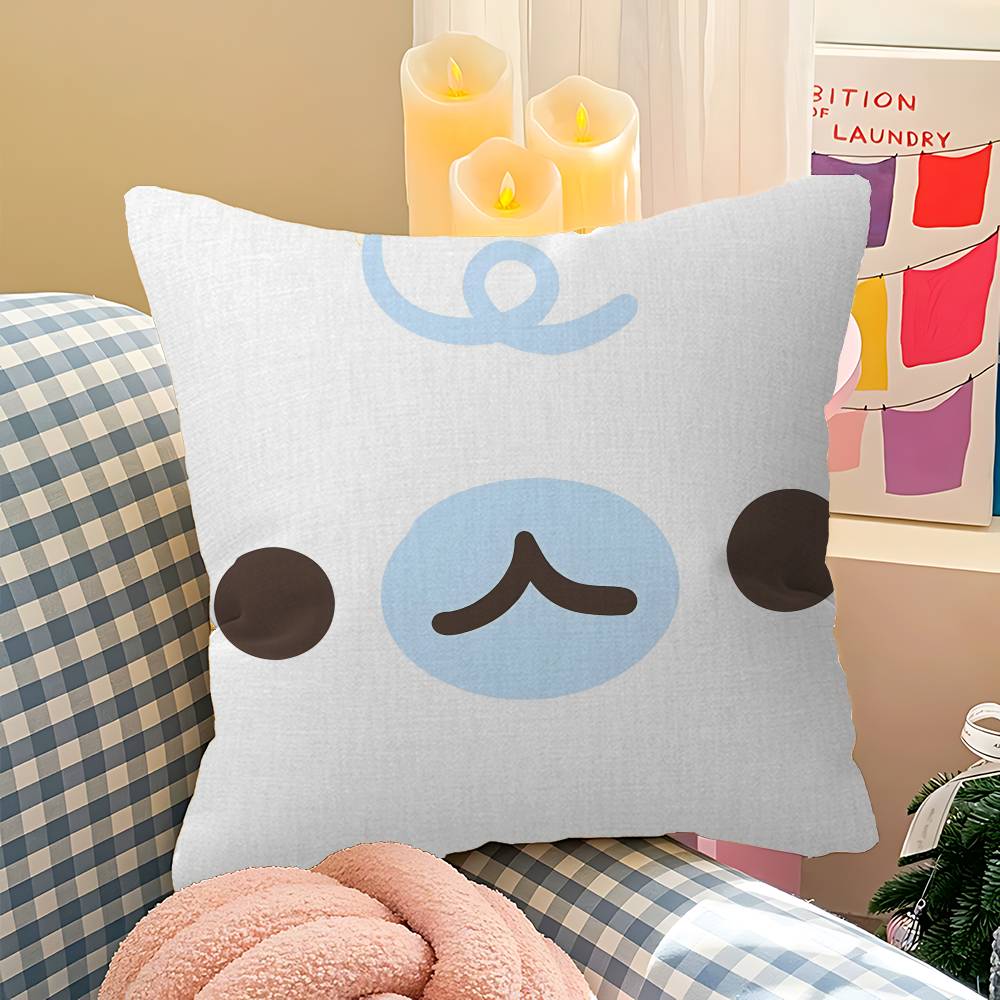 Kawaii Cartoon Mamegoma CUTE Personalized Pillow Cover Kids Bedroom Wild Party Decor Pillowcase Kid Birthday Shower Gift