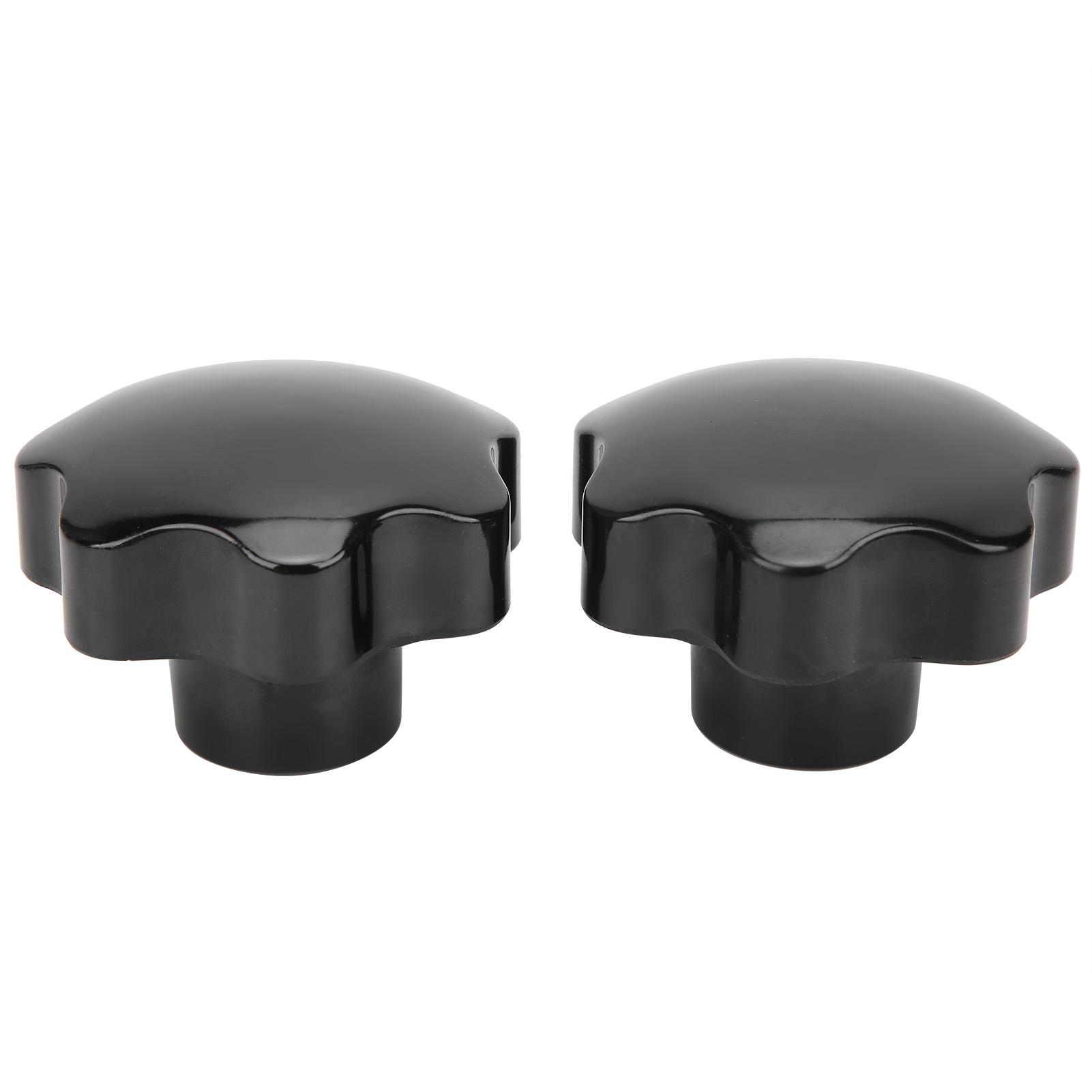 

2Pcs Female Thread Clamping Knob Industrial Machine 7 Star Shaped Head Nuts M16 x 80