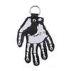 Punk Hand Keychain Holder Five Finger Hand Bone Key Bag Pendant  Hanging Accessory