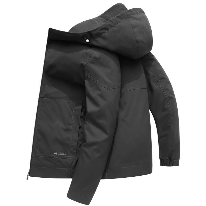 

Men s Casual Hooded Jacket 3XL