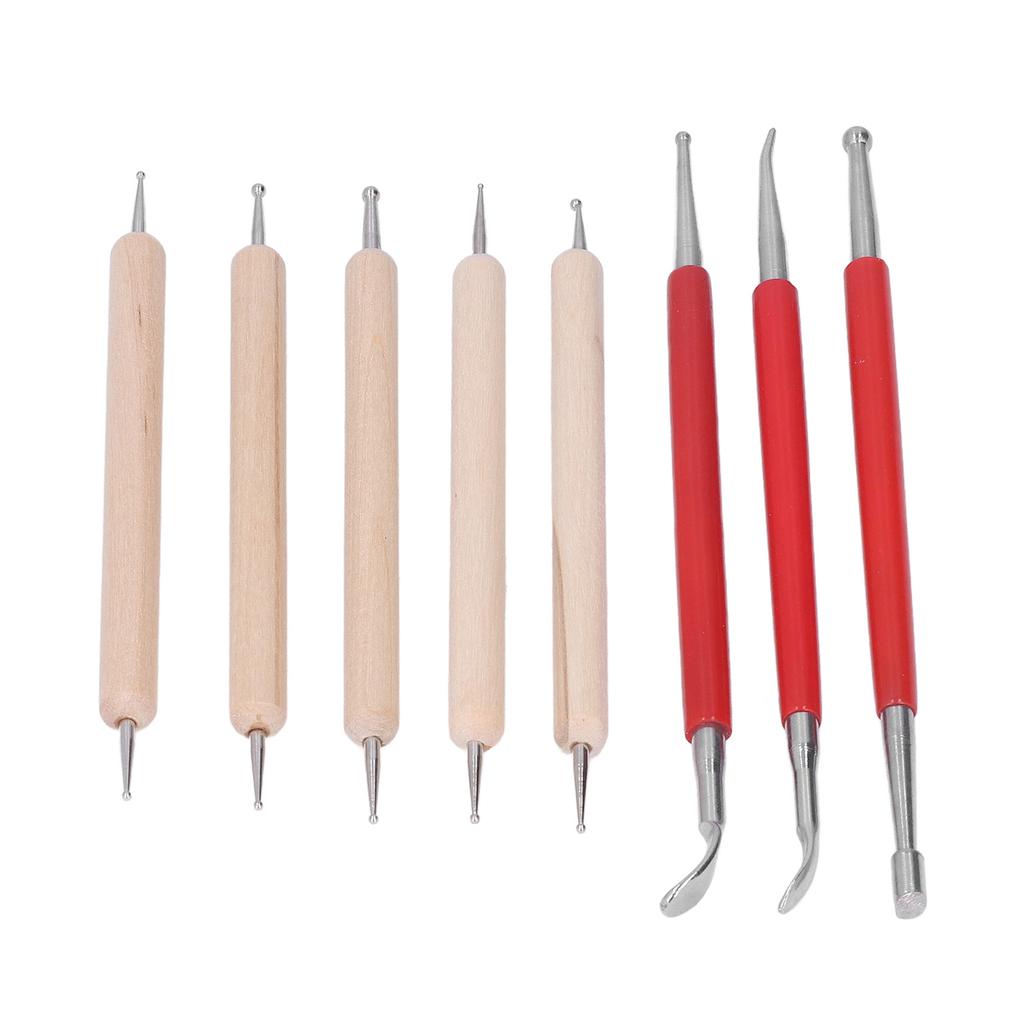 Double End Tracing Dotting Stylus Small Portable Engraving Stylus Set for Modeling Carving