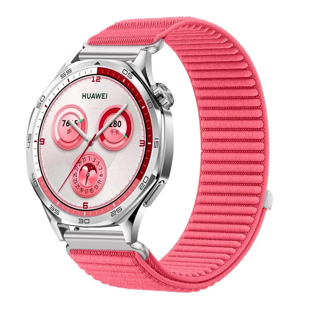 20 mm und 22 mm breites Uhrenarmband für Samsung Galaxy Watch 7/FE/5/Pro/6/4/Classic, sportliches Nylon-Schlaufenarmband, Huawei Watch GT/5/4/3 Pro 2