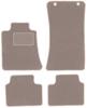 Beige Velours-Fußmatten für: Alfa Romeo Giulia 2x4 (2WD) dann (2016-)