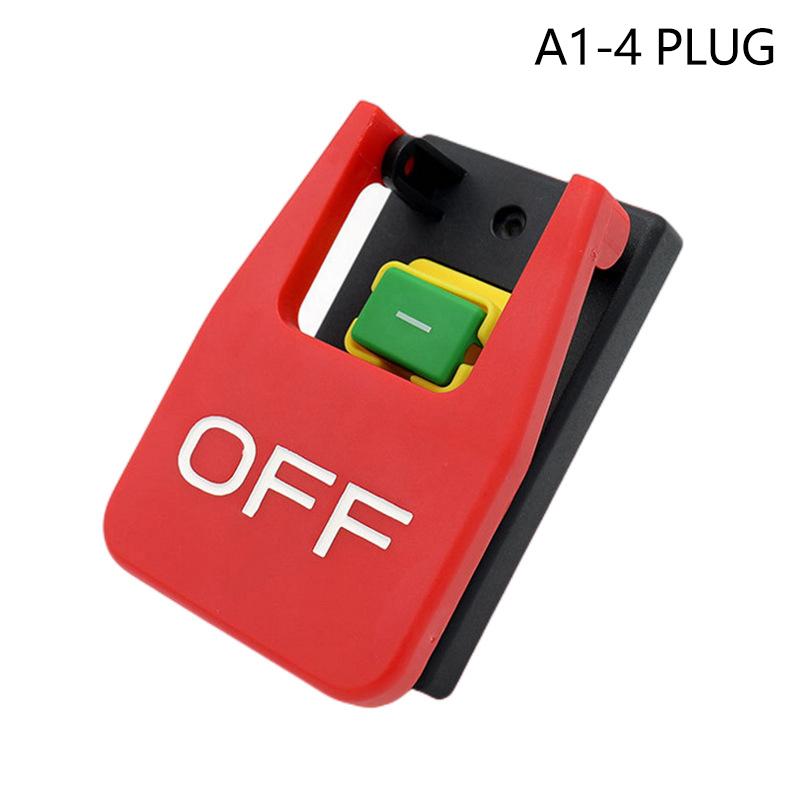 220V-250VAC Single Phase Safety Zero Voltage Switch With Plug Machine Off Switch For Quickly Turn Off Lathe Milling Table Cutter