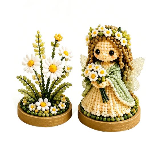 12 Zodiac Signs Bead Craft Kit DIY Beaded Garden Kit 3D Beaded Astrology