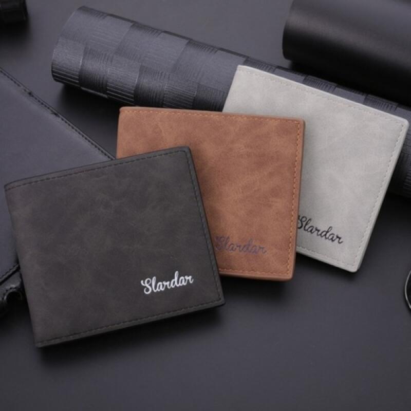 

Thin wallet soft men s slim wallet gray