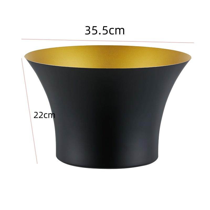 304 stainless steel Deer Head ear GOLD SILVER big ICE BUCKET BOWL CHAMPAGNE Large champagne bar bucket beer bucket basin