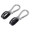 2PCS Airpower Line Clamp Stainless Steel Hanger Bracket Mounting Assembly Cushion Clamps for 3 In 1 Wrap Air Hose Lines
