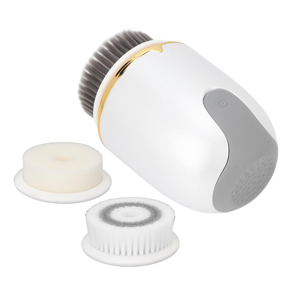 Electric Cleanser IPX5 Waterproof Electric Facial Cleansing Brush with Daily Cleaning Head Makeup Remover Cleaning Head