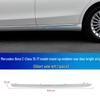 Mercedes-Benz C-Class Decorative Silver Strips: C180 Bumper, C200 Door, C260 Silver, C300 Style.