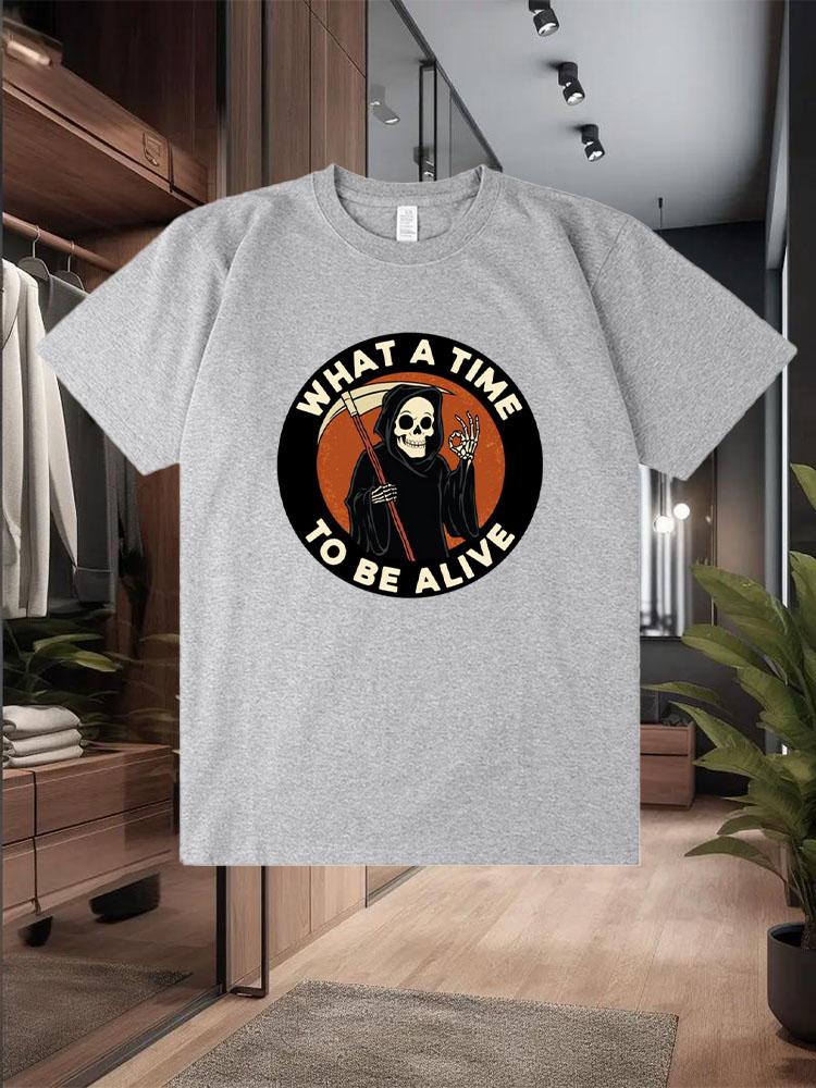 2025 Léto Nové 100% Čistá Bavlna Pánská Trička Módní Design