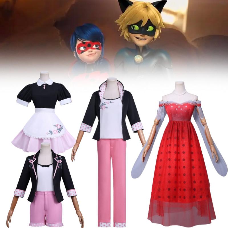 Cosplay Ladybug Costume Clothing Halloween Party Stage Performance