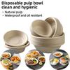 Disposable 500mL Bowls Cleaner Products 50Pcs Biodegradable Disposable Bowl Environmental Kitchen Hot Cold Use Container For Birthday Barbecues