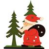 Père Noël et sapins en bois à assembler et à peindre
