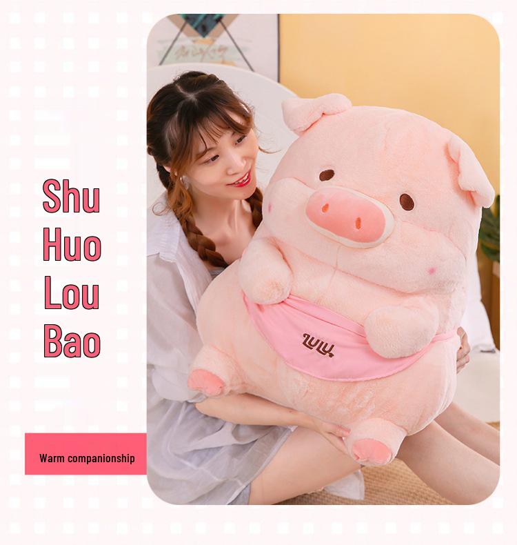 Omámené Prasátko Plyšový Polštář - Toast Lulu Kreslený Společník