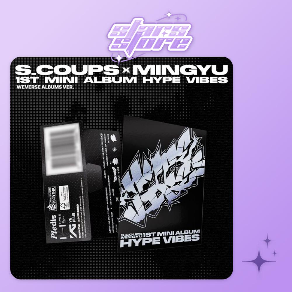 (PRE-ORDER) S.COUPS X MINGYU (SEVENTEEN) - 1st Mini Album HYPE VIBES (Weverse Albums ver.)