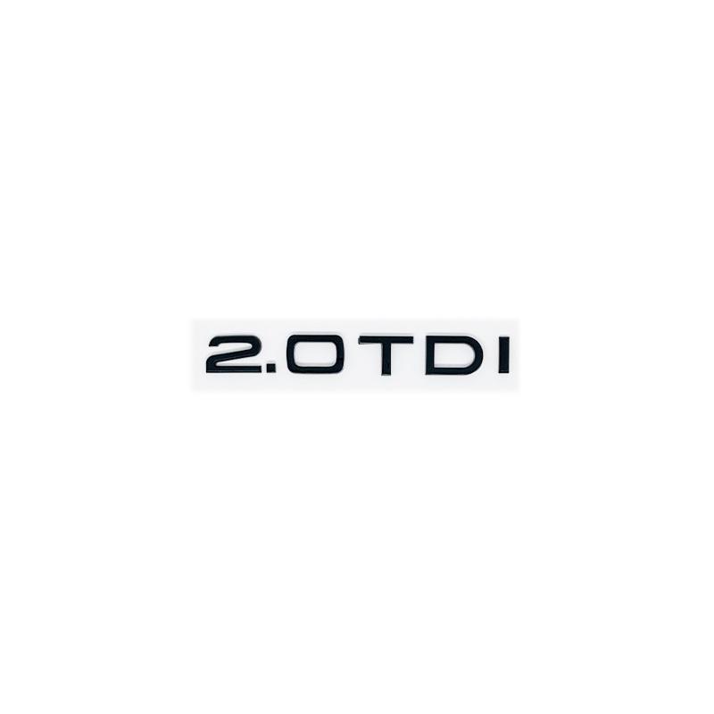 3D ABS 2.0TDI/3.0TDI Displacement Badge Sticker - for A1/A3/A4/A5/A6/A7/A8/Q2/Q3/Q5/Q7 Trunk