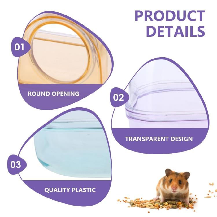Pet Hamster Potty Sand Bath Large Hamster Sand Bath Cage Accessories
