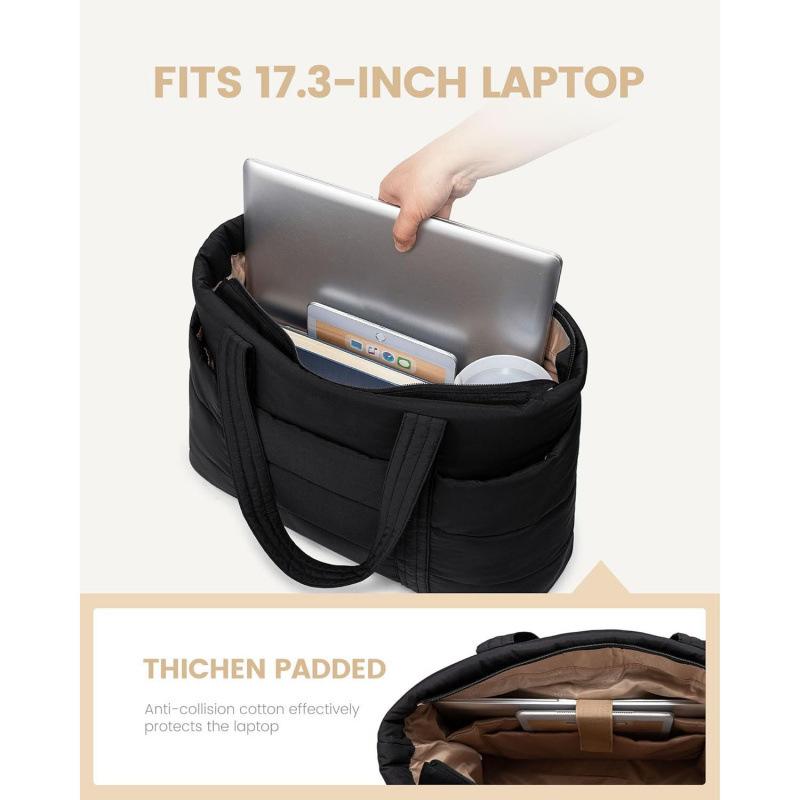 Ladies' large-capacity handbag women travel bag female lightweight and fluffy tote bag