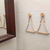 No-Drill TP Holder - Rustic Wood & Jute Cord, Easy Wall Install. Fits Standard Rolls. Natural Bathroom Decor.