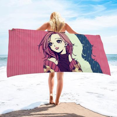 Classic Manga Anime Fanart Cool Vintage n-NANA Towel Soft Beach Towels Trip Towel Swim Summer Vacation Bathing Pool Camp Gift