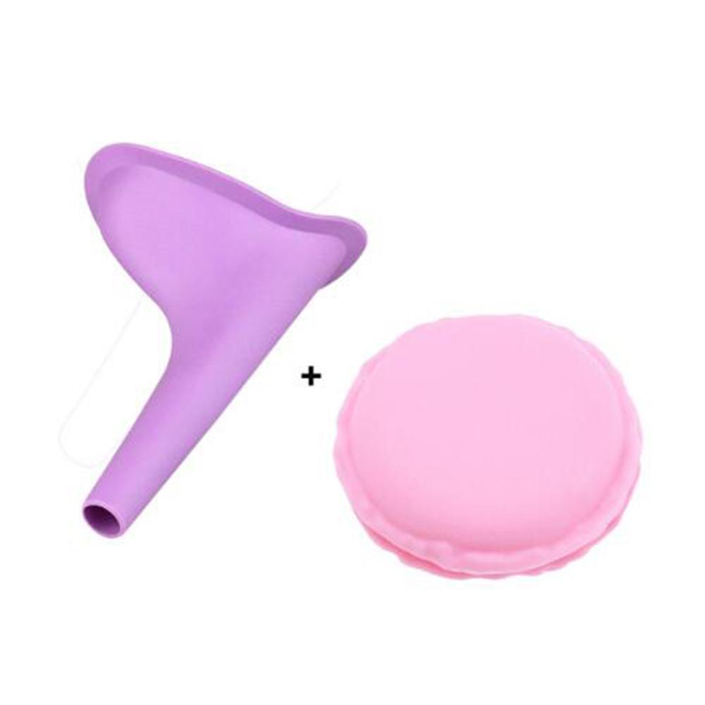 Outdoor Urinal Female Urinal for Women Portable Urination Device Pee Funnel with Packaging Box for Travel Camping Hiking and Outdoor Activities